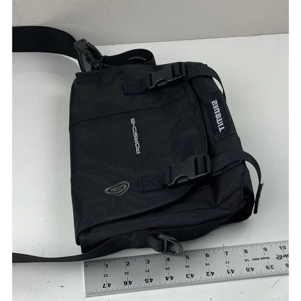 NWT Porsche Timbuk2 Freestyle Messenger Laptop Bag Commuter Crossbody XS Black E - Picture 13 of 13